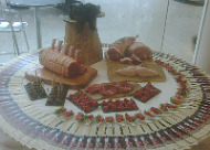 Display of meat at Nokia